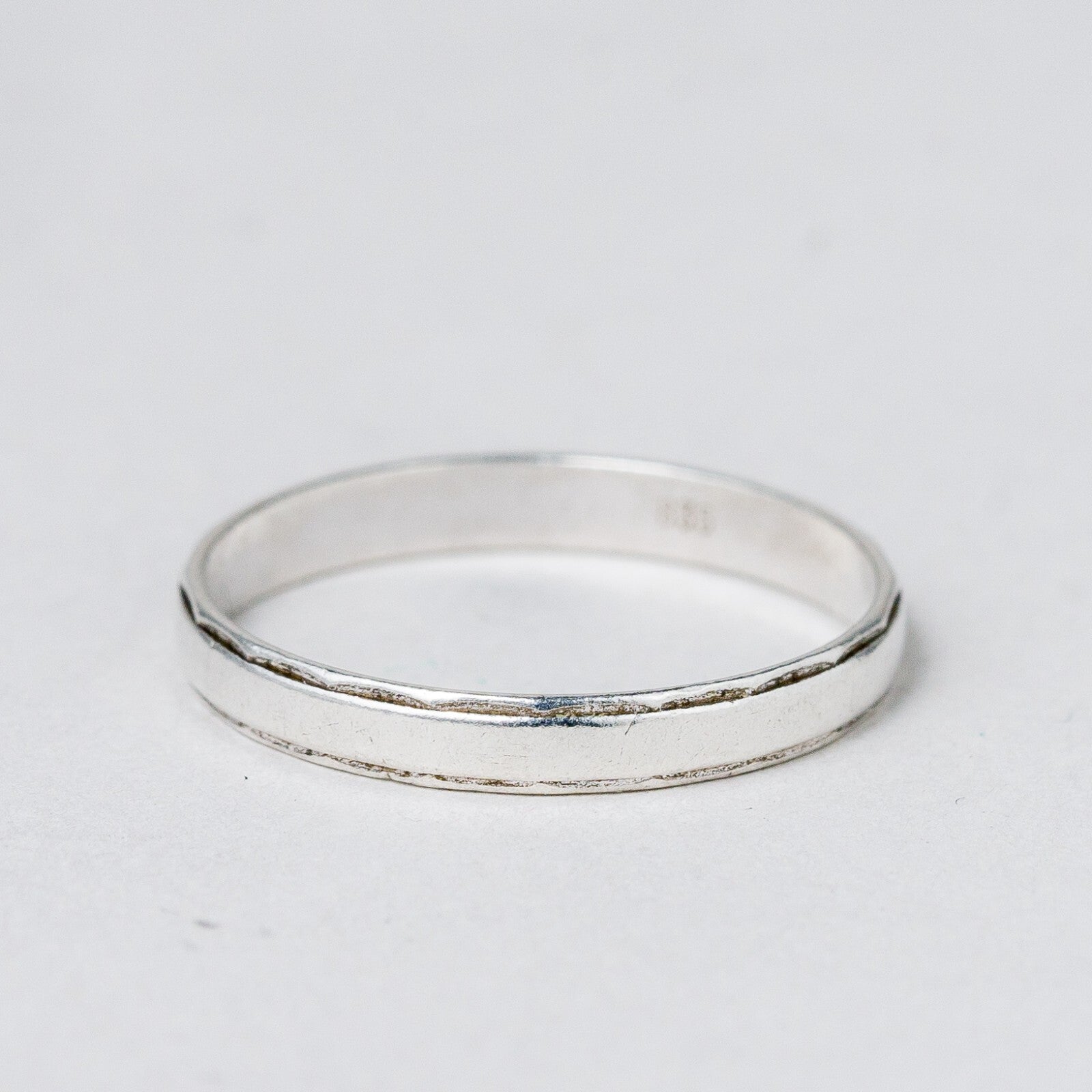 Silber Ring 835 Größe 60 (19,1 mm Ø) 1,42 g1