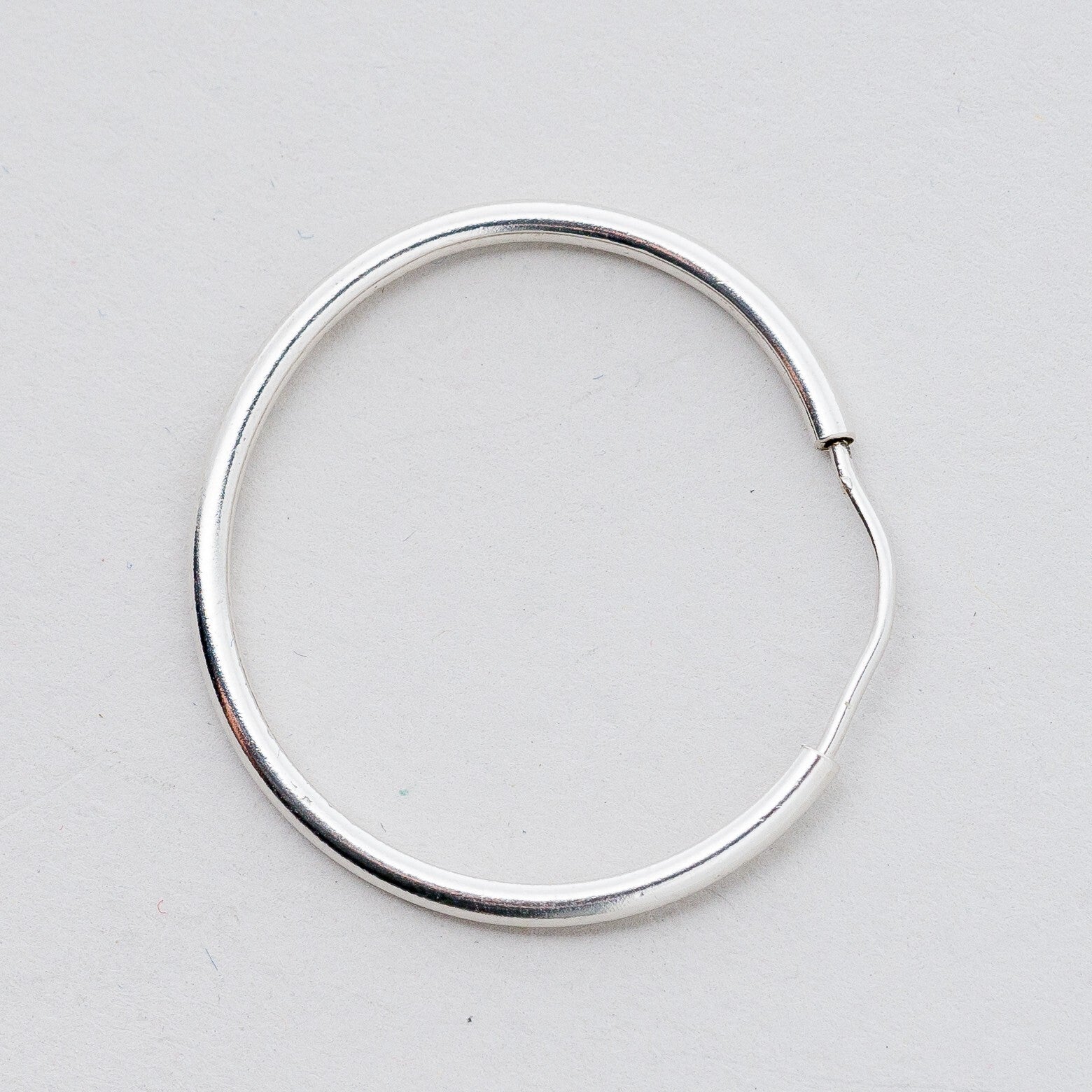 Einzelner Ohrring Creole Silber 1,7 g1