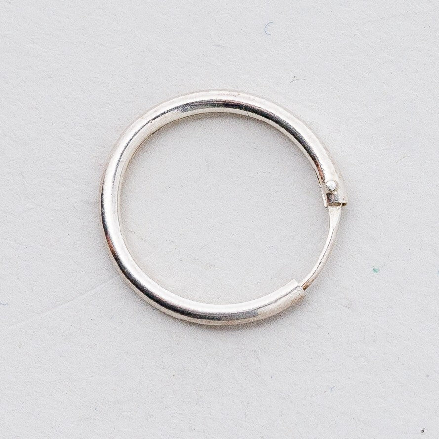 Einzelner Ohrring Creole Silber 0,38 g4