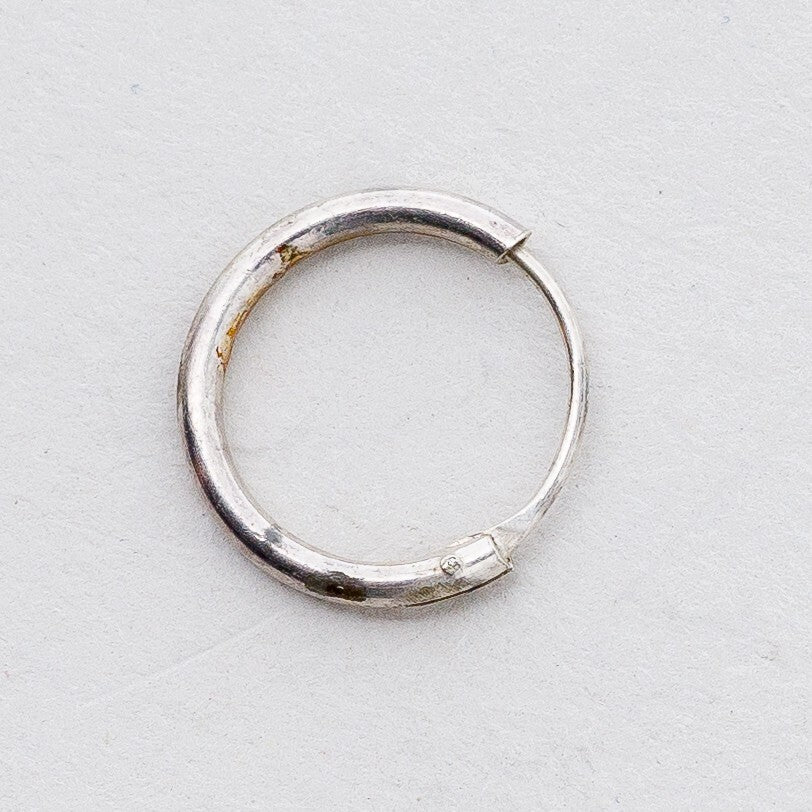 Einzelner Ohrring Creole Silber 0,27 g4