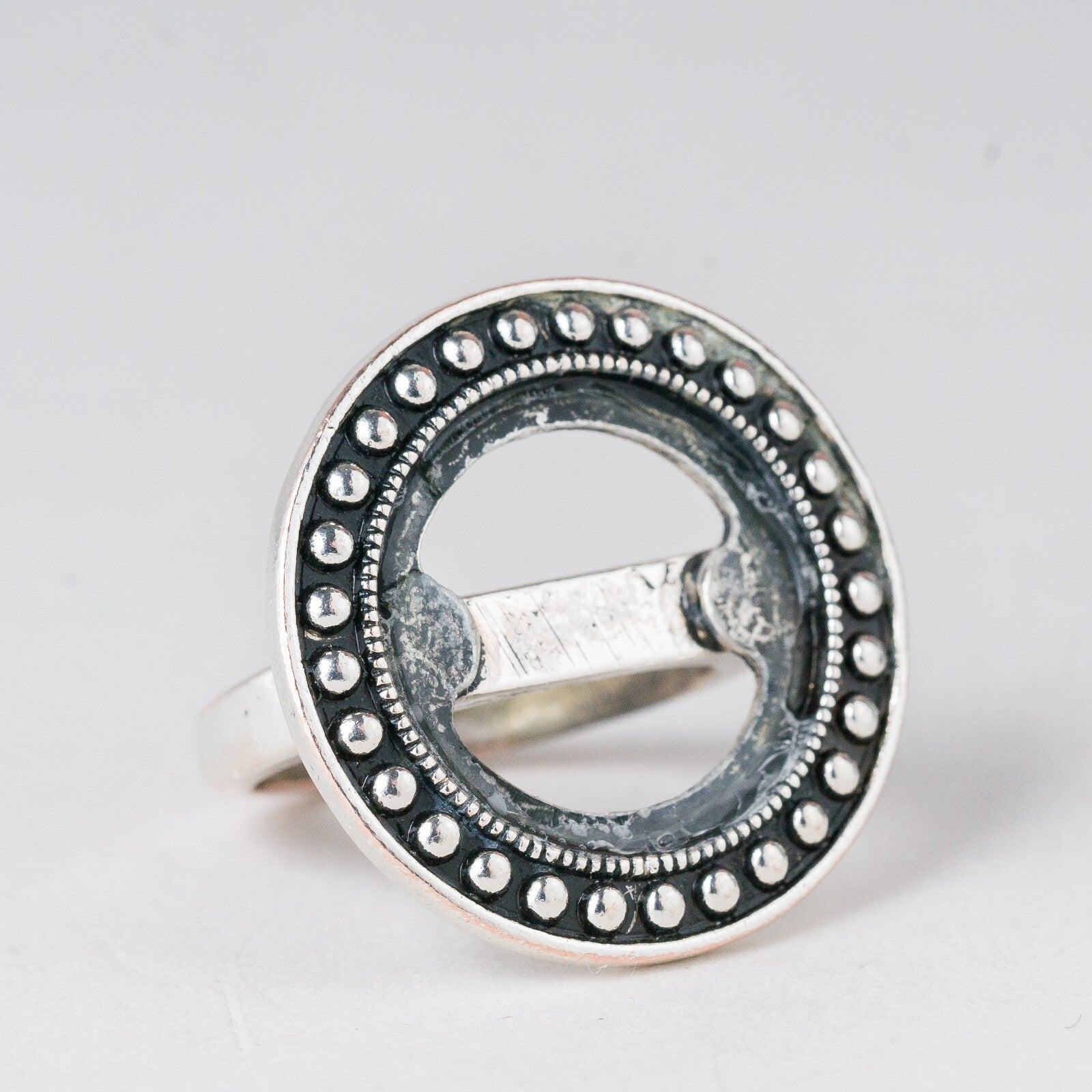 Ring versilbert Größe 56 (17,8 mm Ø) 6,96 g7