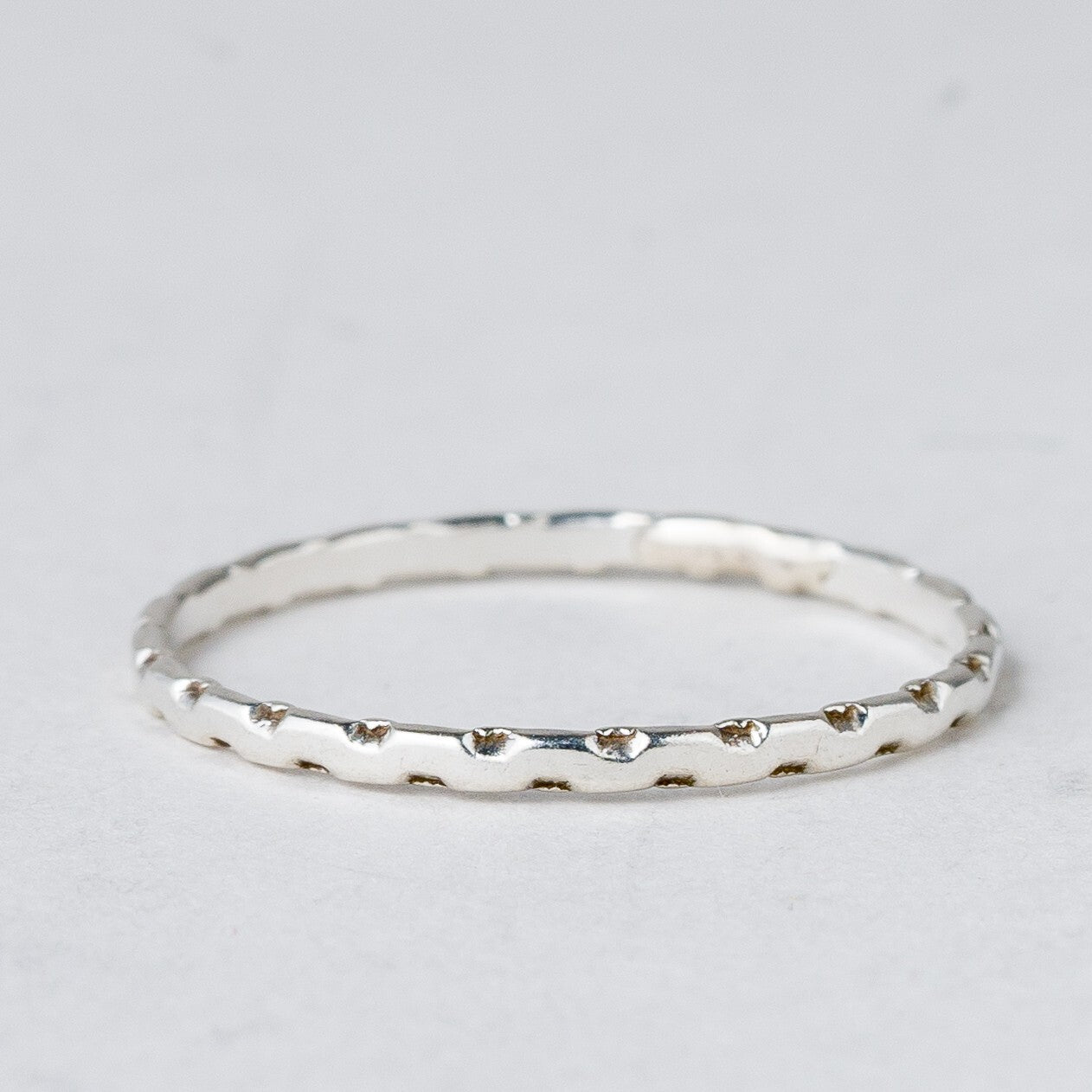 Silber Ring 835 Größe 57 (18,1 mm Ø) 0,6 g3