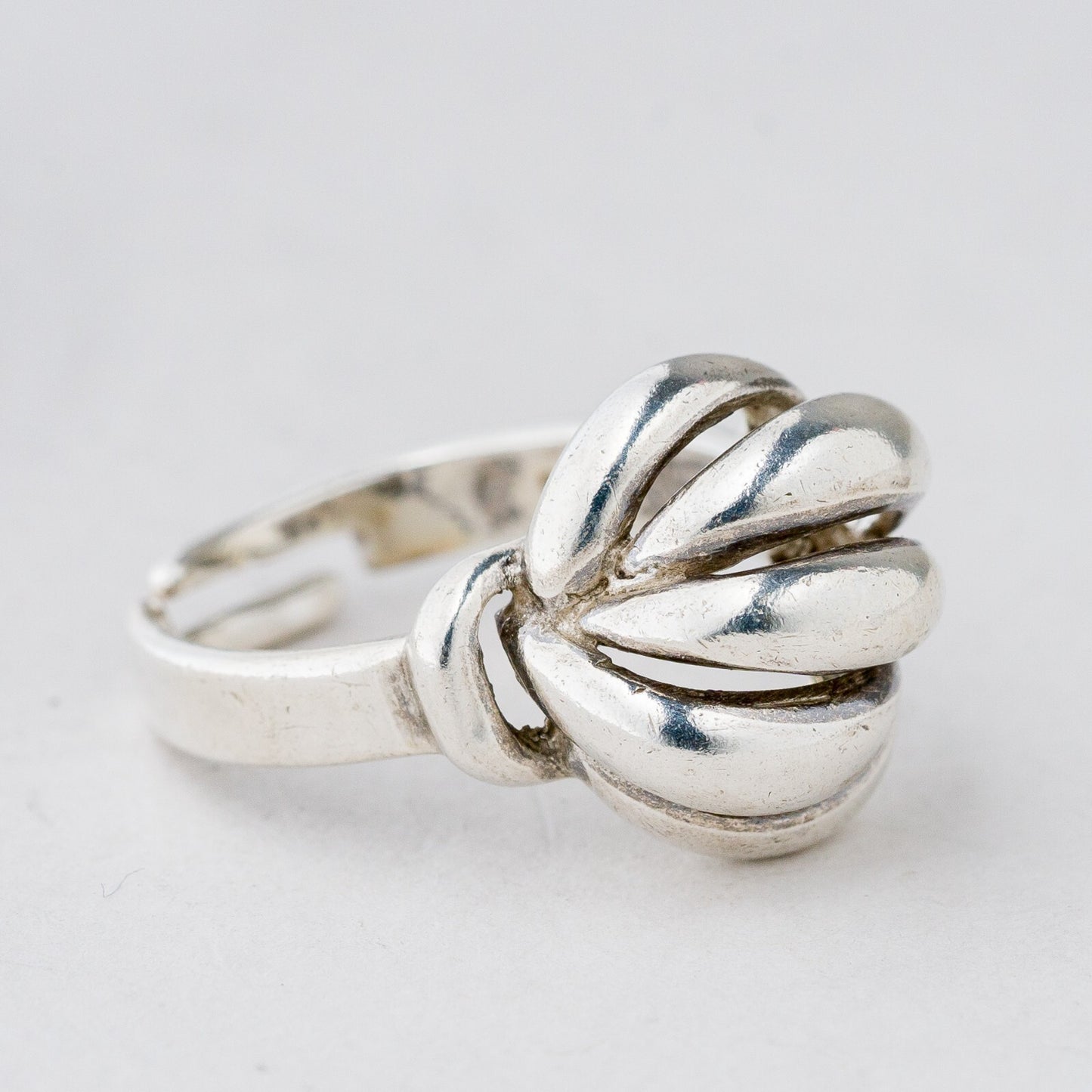 Ring 835 Silber Knoten Größe flexibel ca. 54 4,87 g5