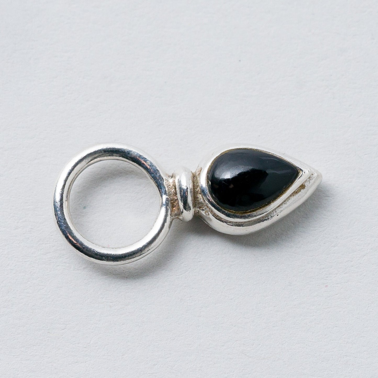 Thomas Sabo Anhänger 925 Silber Schwarzer Stein 2,2 cm 2,34 g2