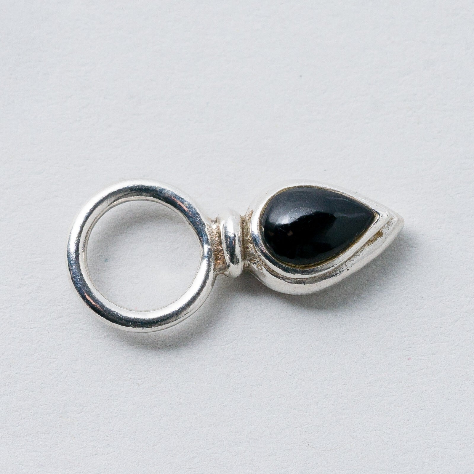 Thomas Sabo Anhänger 925 Silber Schwarzer Stein 2,2 cm 2,34 g2
