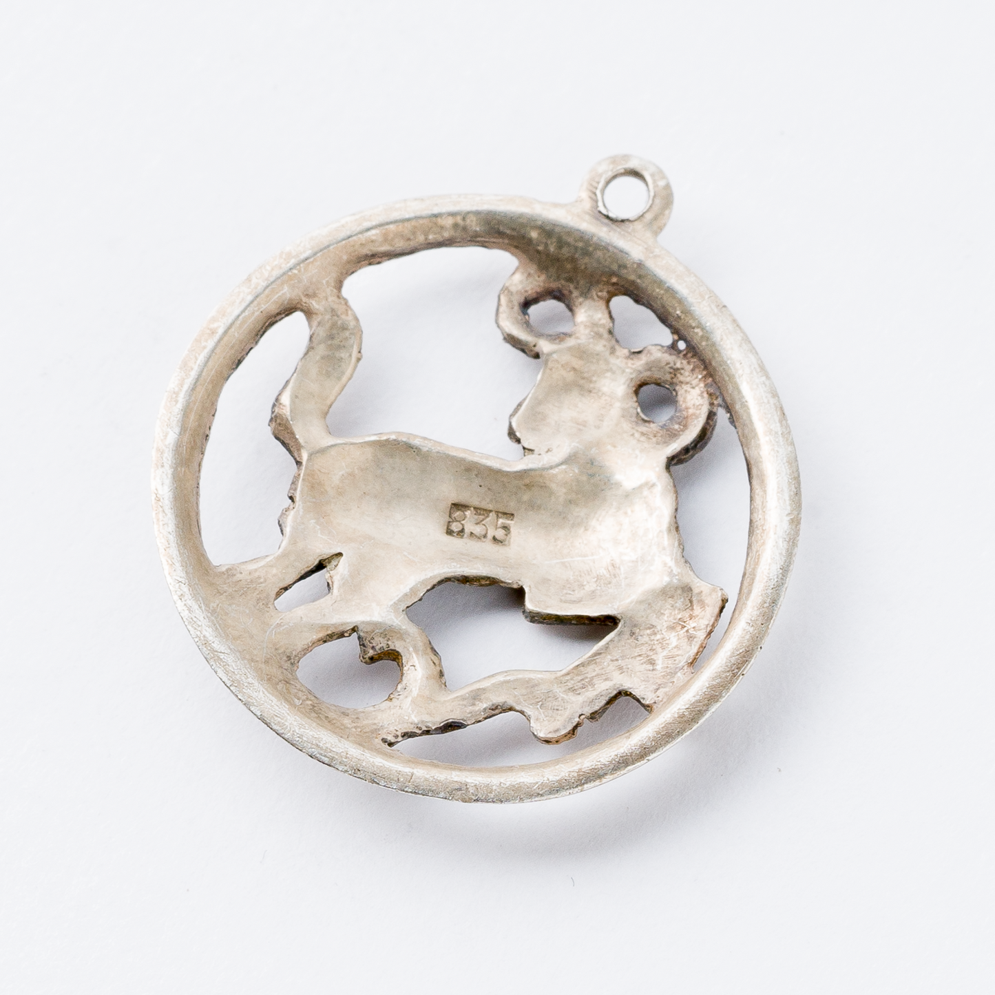 CNC: Anhänger Sternzeichen Widder 835er Silber 2,05 g4