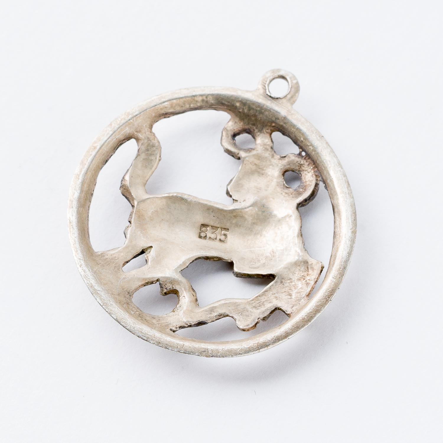 CNC: Anhänger Sternzeichen Widder 835er Silber 2,05 g4