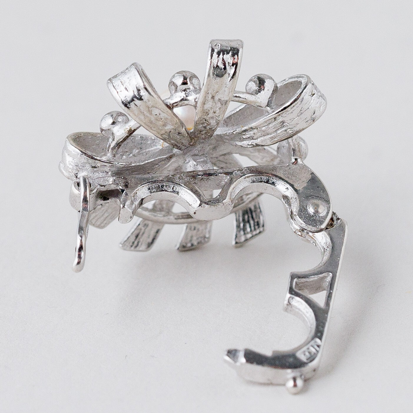 Silber Spange Perle 925 4,11 g5