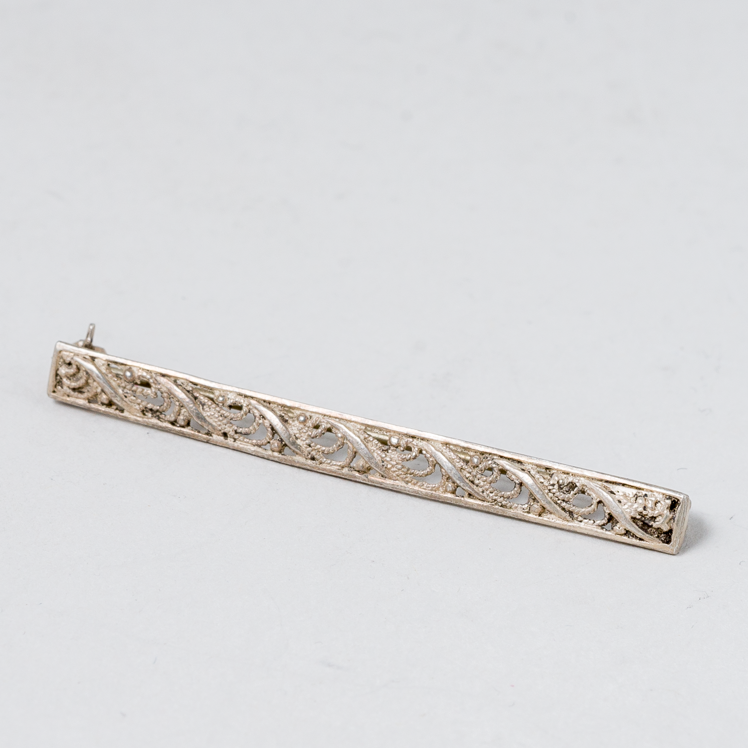 Brosche Silber 2,22 g 5 cm0