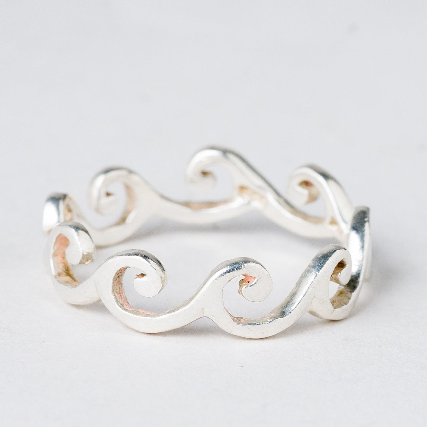 Silber Ring 925 Größe 54 (17,2 mm Ø) 1,83 g1