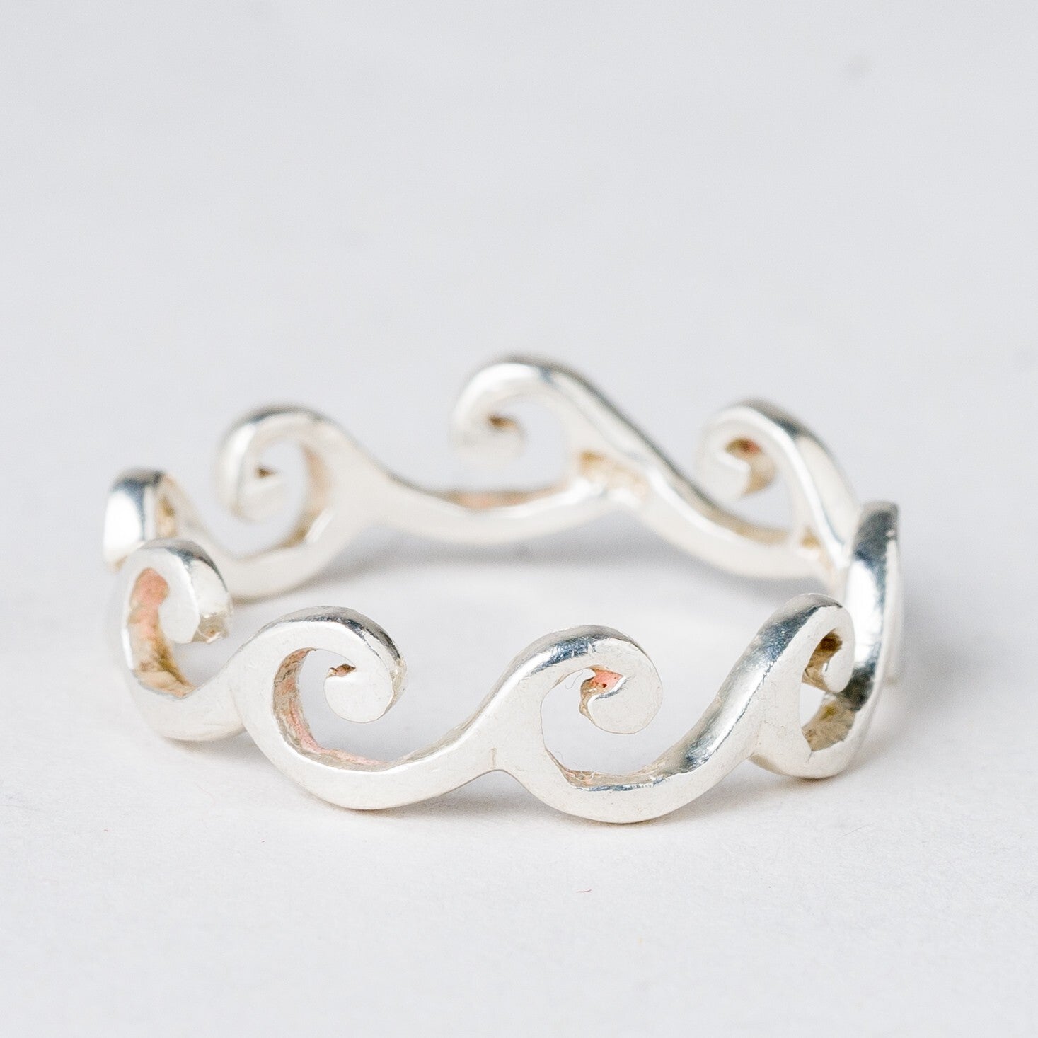 Silber Ring 925 Größe 54 (17,2 mm Ø) 1,83 g1