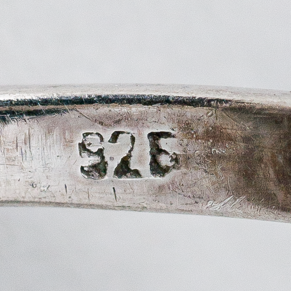 Ring Perlmutt 3 g 925er Silber Größe 58 (18,4 mm Ø)3