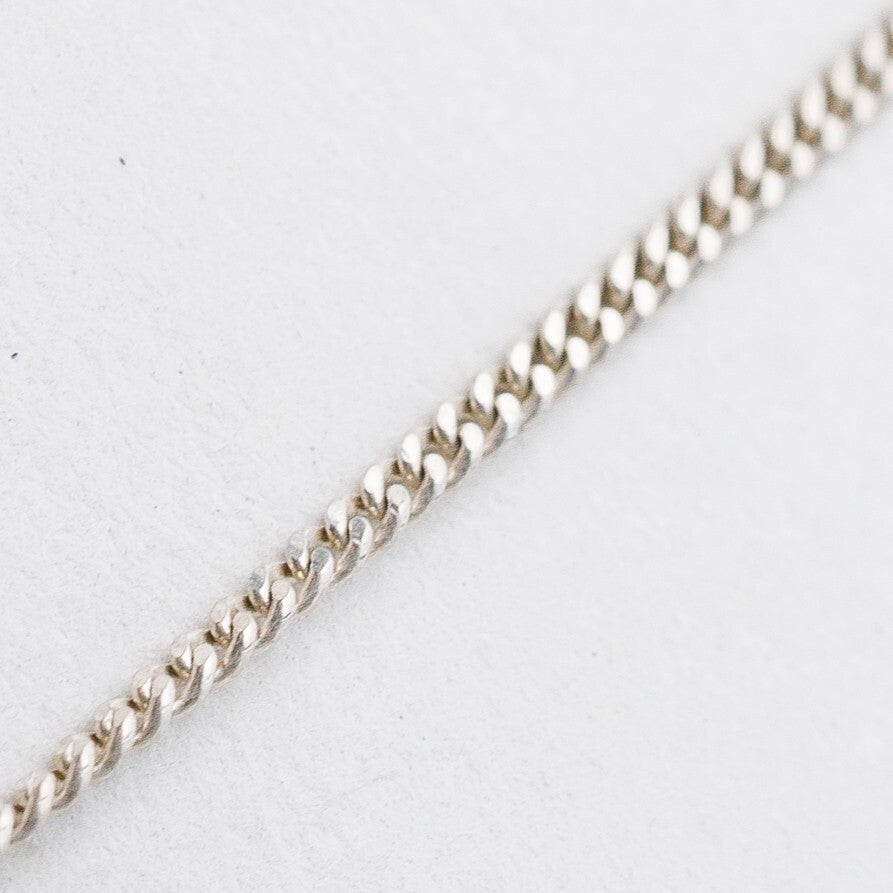 Silber Halskette 800 Panzerkette 1,4 mm 62 cm 3,44 g2