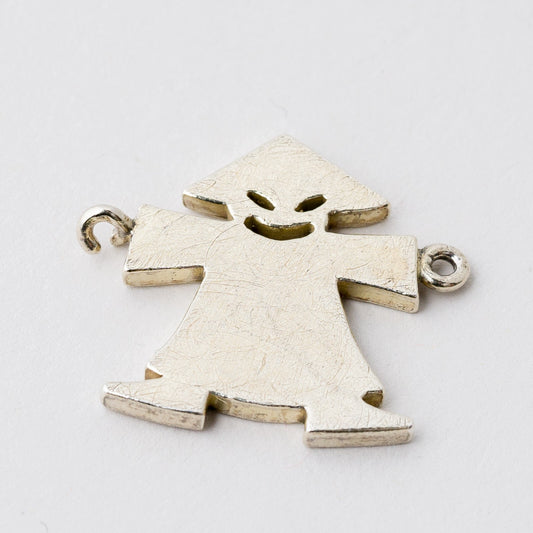 Silber Anhänger Kettenanhänger 925 Mann mit Hut 2,3 cm 6,63 g0