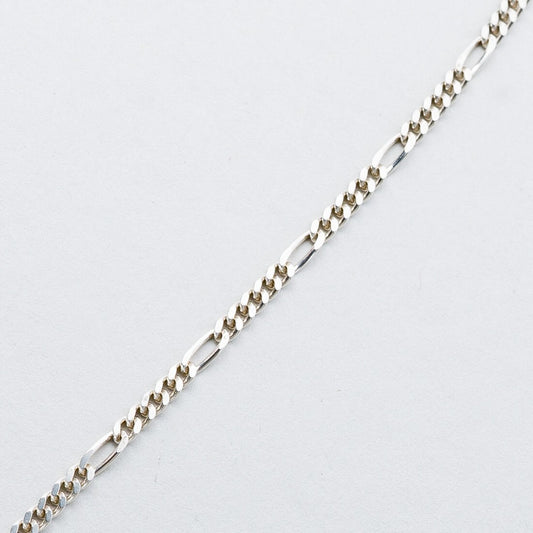 Silber Armband 925 Panzerkette 18,5 cm 1,96 g0