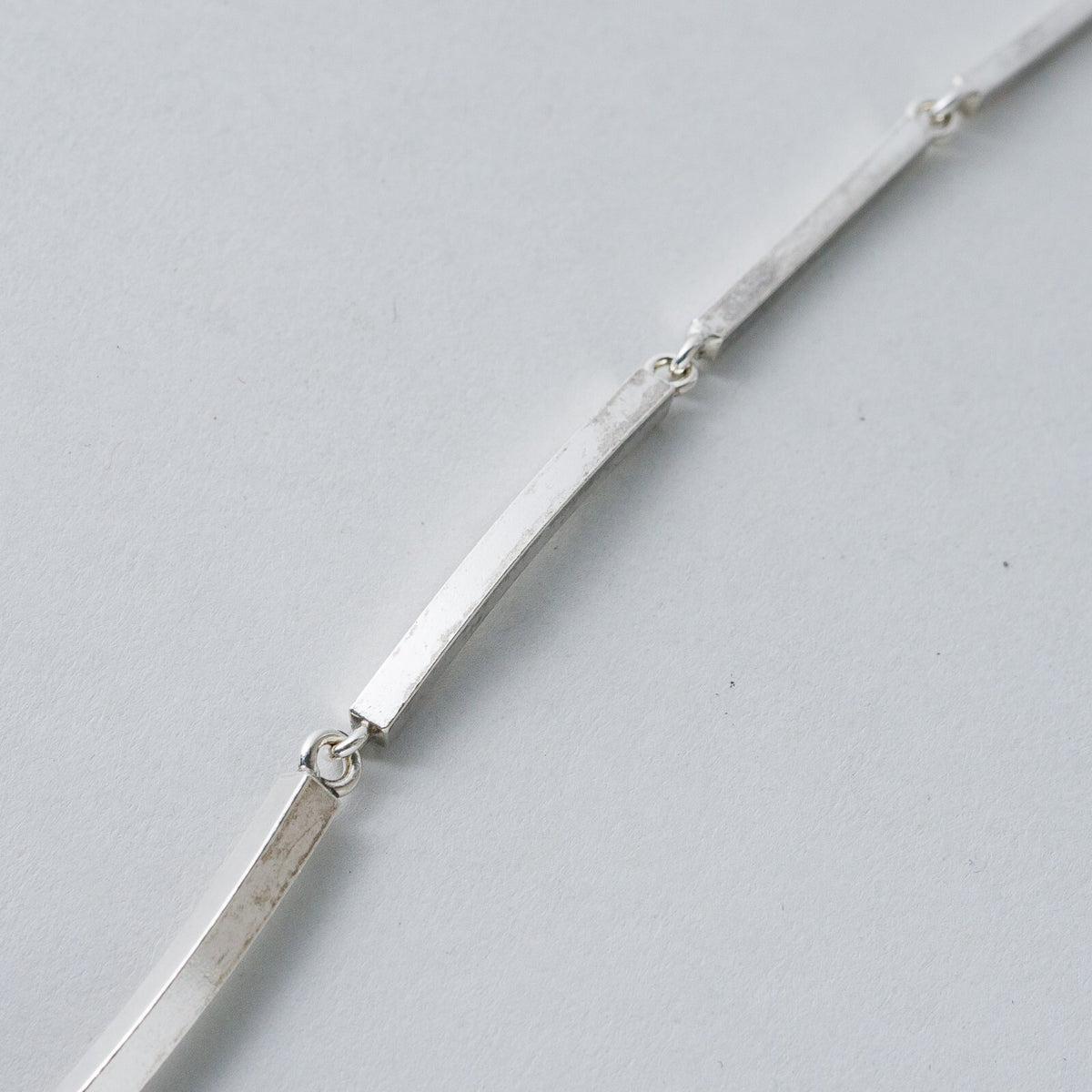 Silber Silberkette Halskette 39 cm 925 Viereckige Glieder 23,23 g1