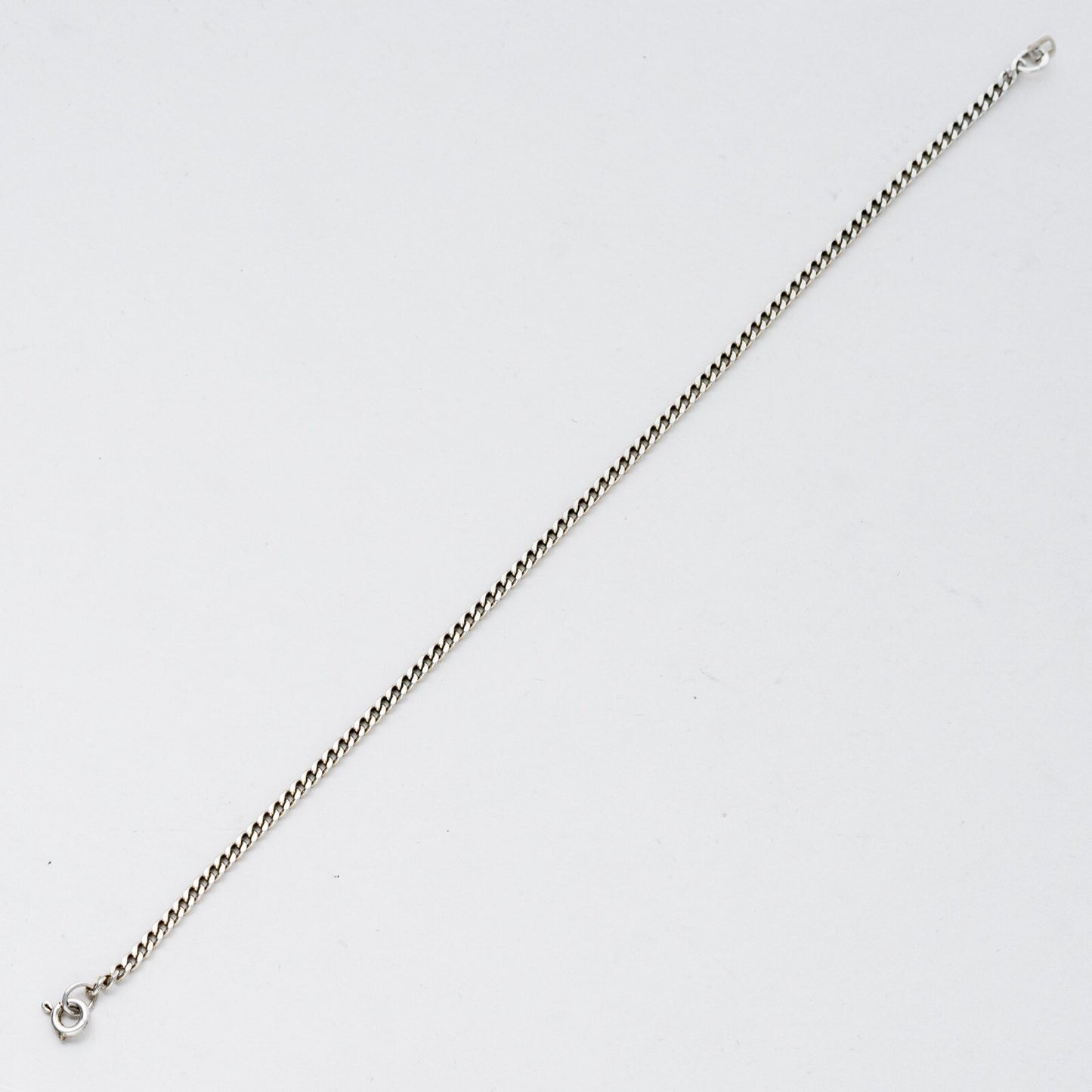 Silber Armband 18,5 cm 835 Panzerkette 2,56 g2