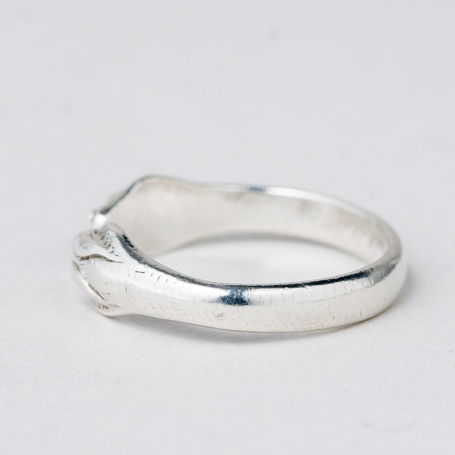 Silber Ring Schlangen Größe flexibel ca. 52 2,07 g1