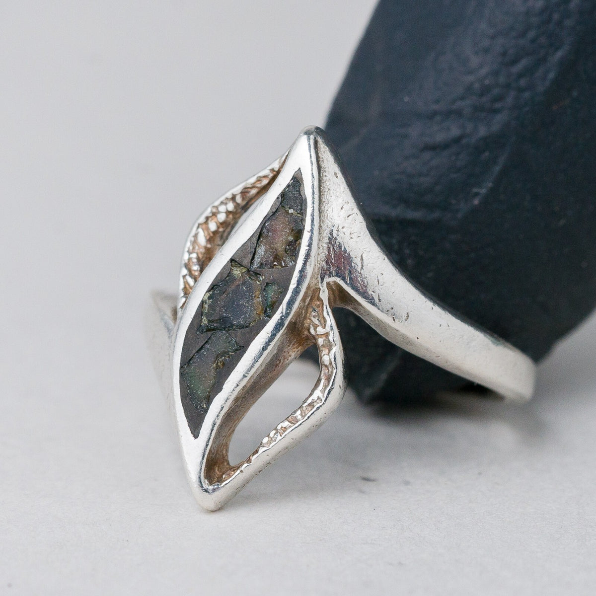 Silber Ring 925 Stein Größe 49 (15,6 mm Ø) 2,93 g0