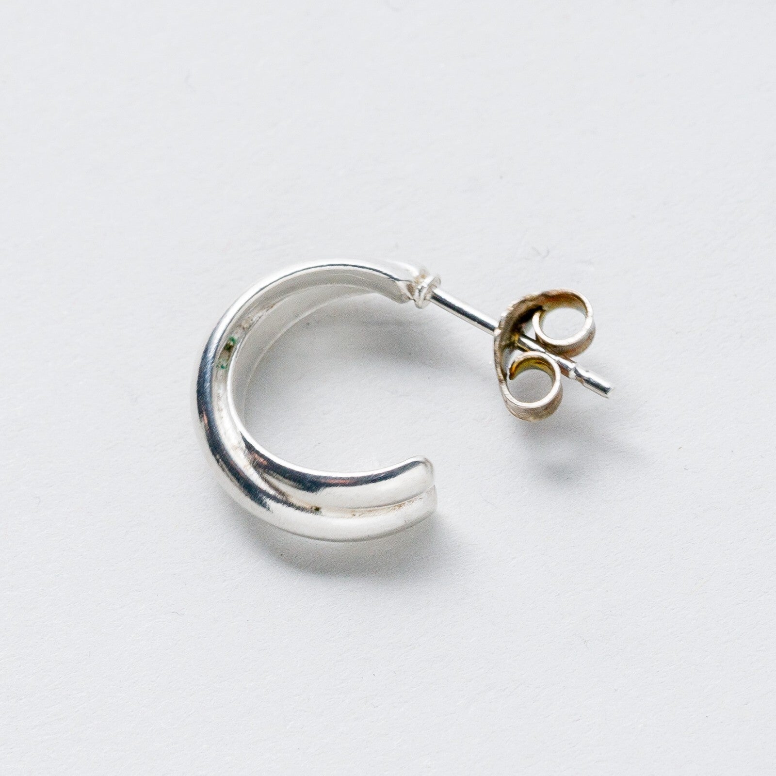 Einzelner Ohrring Creole Silber 925 1,88 g2
