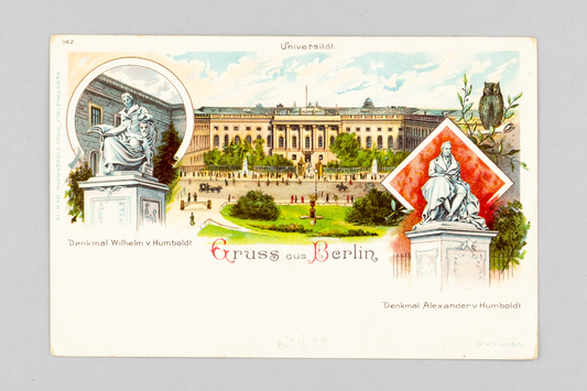 Ansichtskarte Gruss aus Berlin Humboldt Universität um 19000
