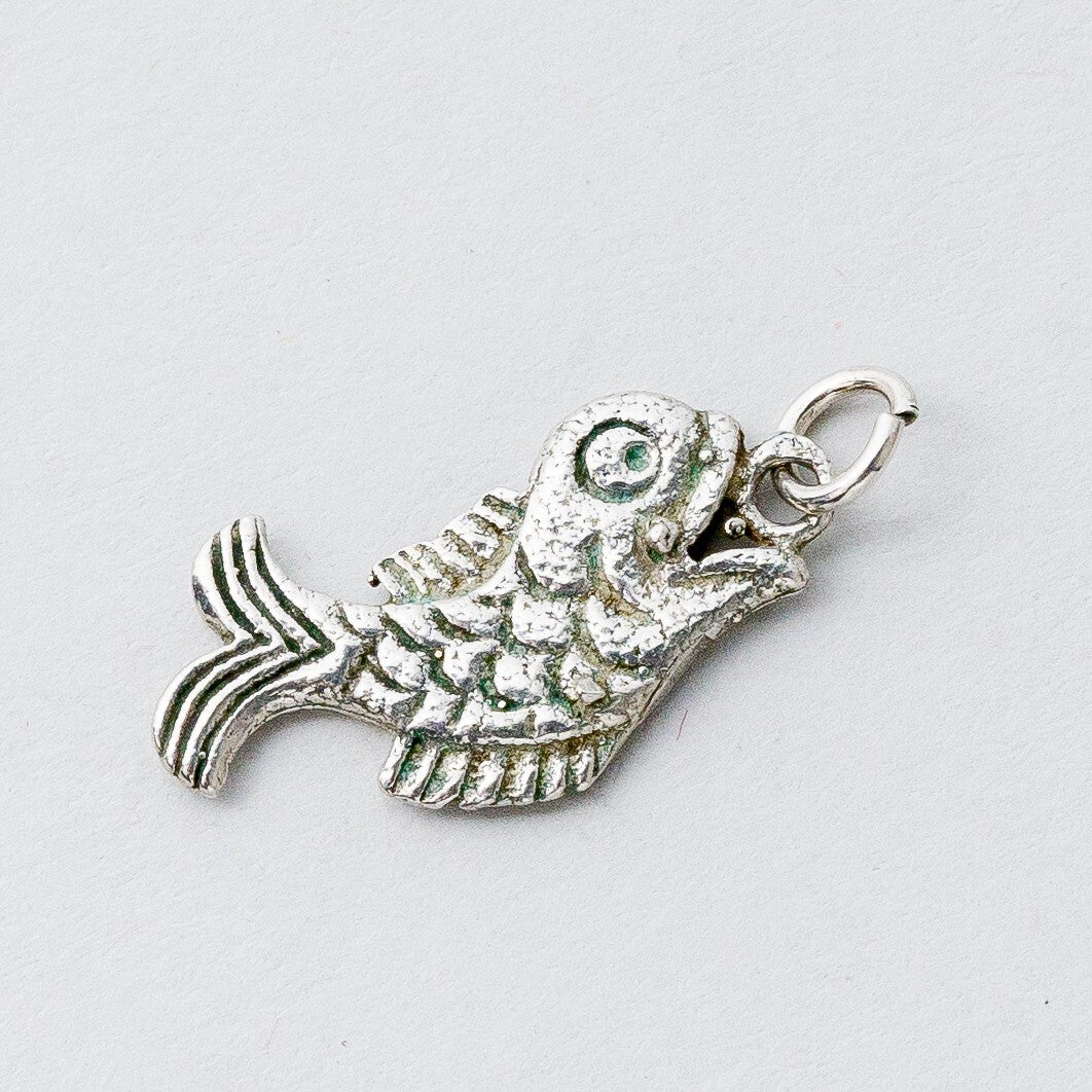 Silber Anhänger Kettenanhänger Fisch 1,6 g3