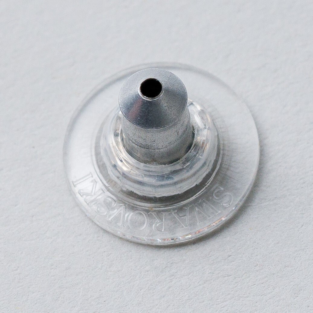 Swarovski Einzelner Ohrring Ohrstecker Silber Weißer Stein 0,69 g4