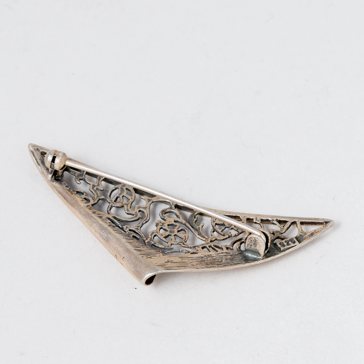 Brosche 925er Silber 4,99 g 5 cm1
