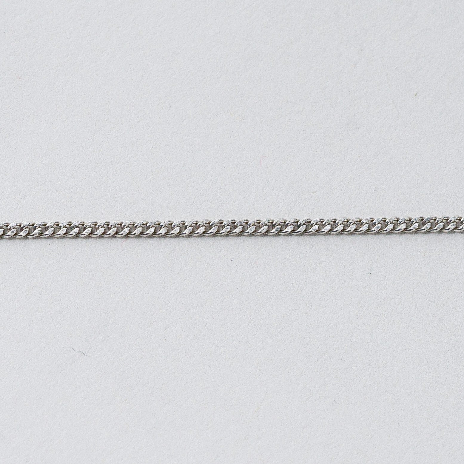 Silber Panzerkette 40 cm 835 Roter Stein 4,66 g5