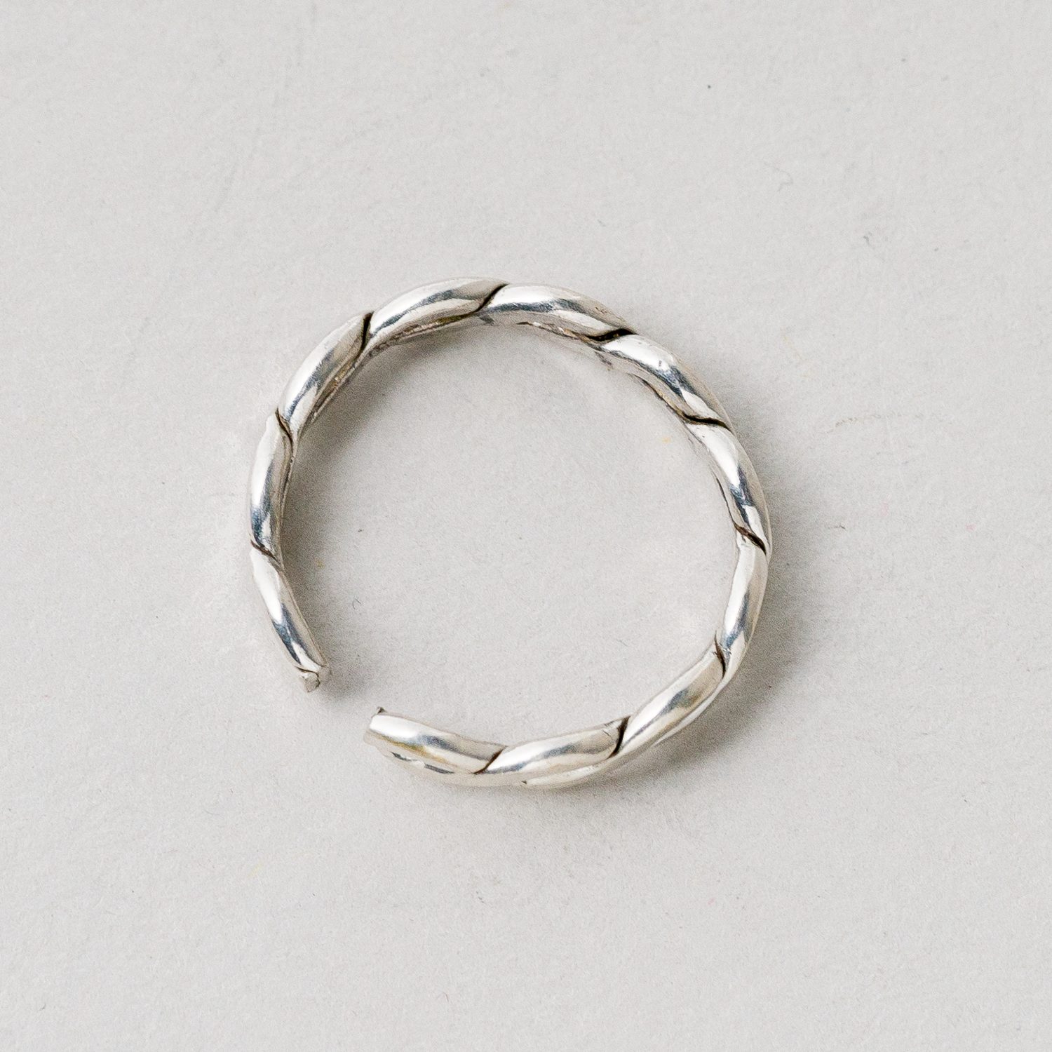 Ring geflochten 835er Silber 1,94 g Größe flexibel3