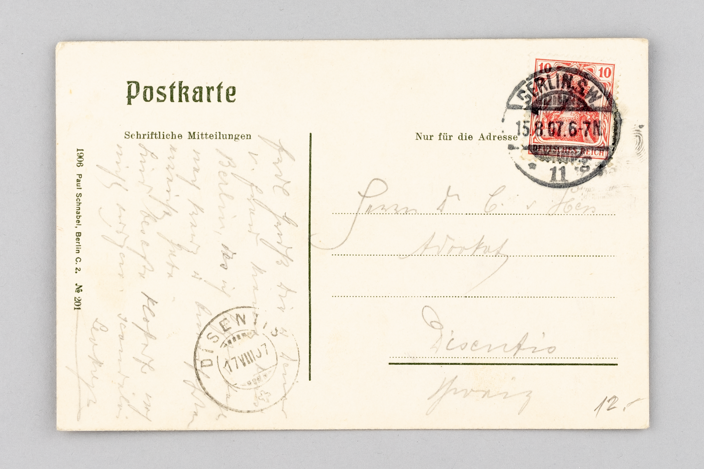 Ansichtskarte Gruss aus Berlin Schlossplatz 19071