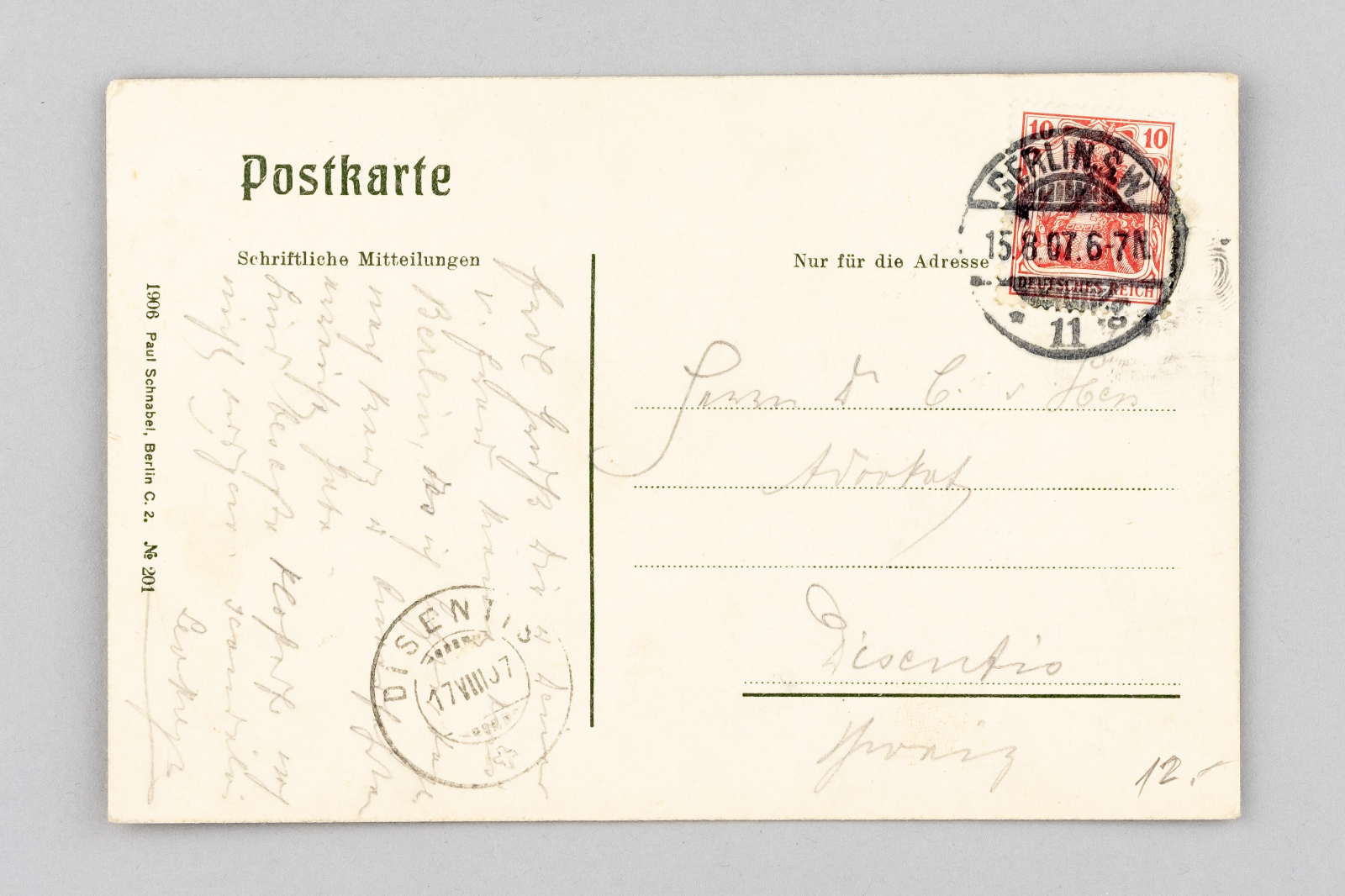Ansichtskarte Gruss aus Berlin Schlossplatz 19071