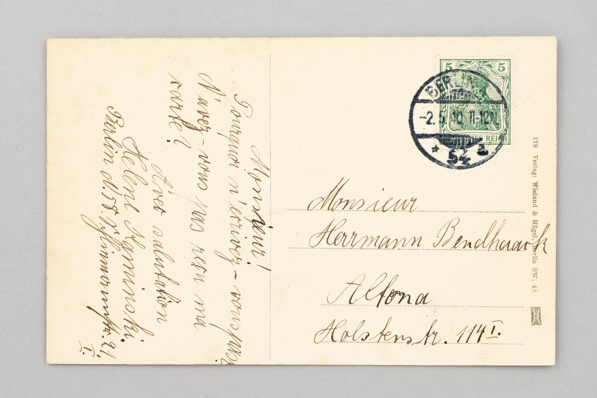 Ansichtskarte Berlin Charlottenburg Institut für Kirchenmusik 19101