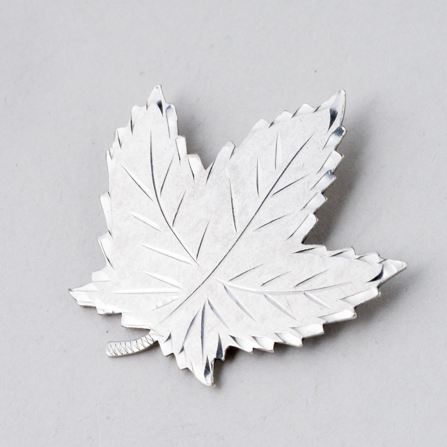 Brosche 925 Silber Ahornblatt Canada 3,6 cm 5,9 g0