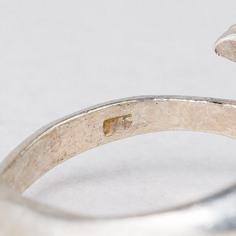Ring Delfin 4,47 g 925er Silber Größe flexibel ca. 545