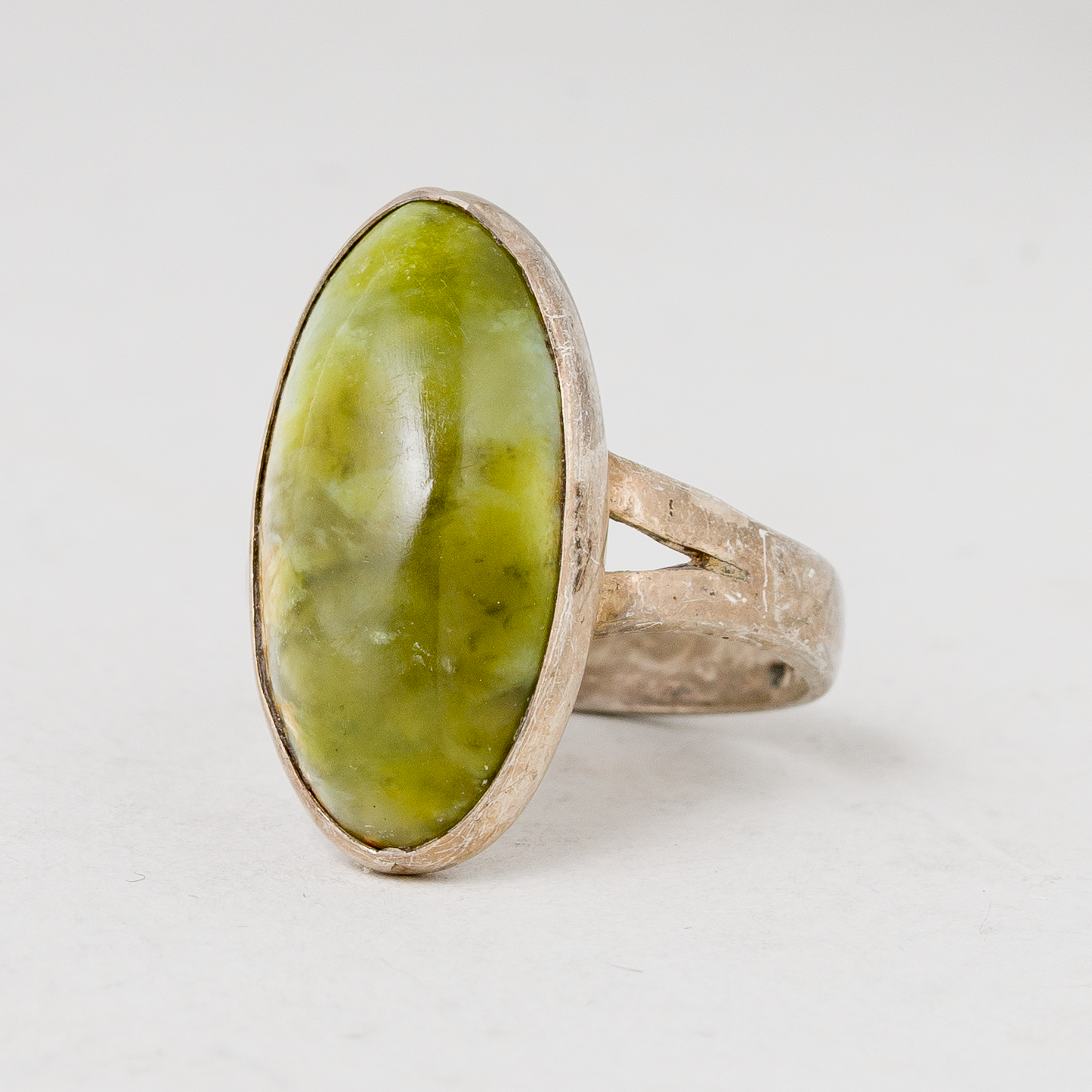 Ring Grüner Stein Silber 4,78 g Größe 54 (17,2 mm Ø)1