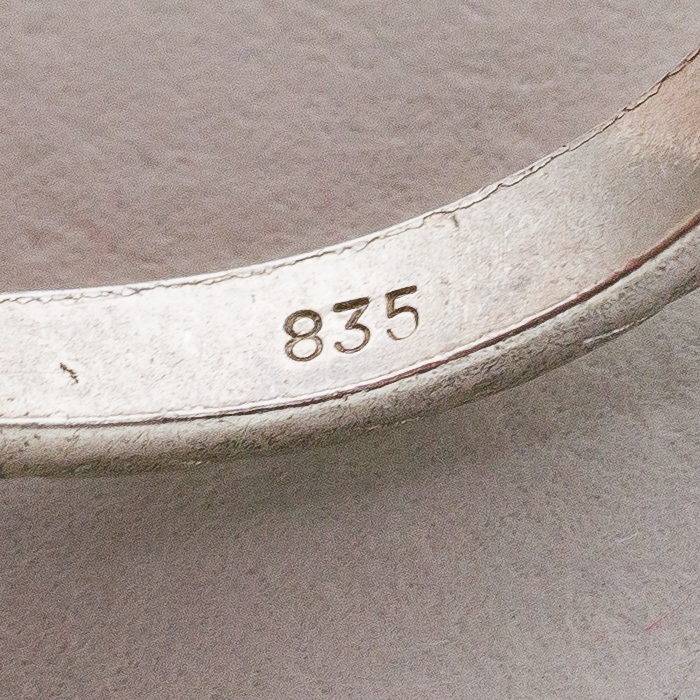 Ring Schlange 835er Silber 3,27 g Größe flexibel3