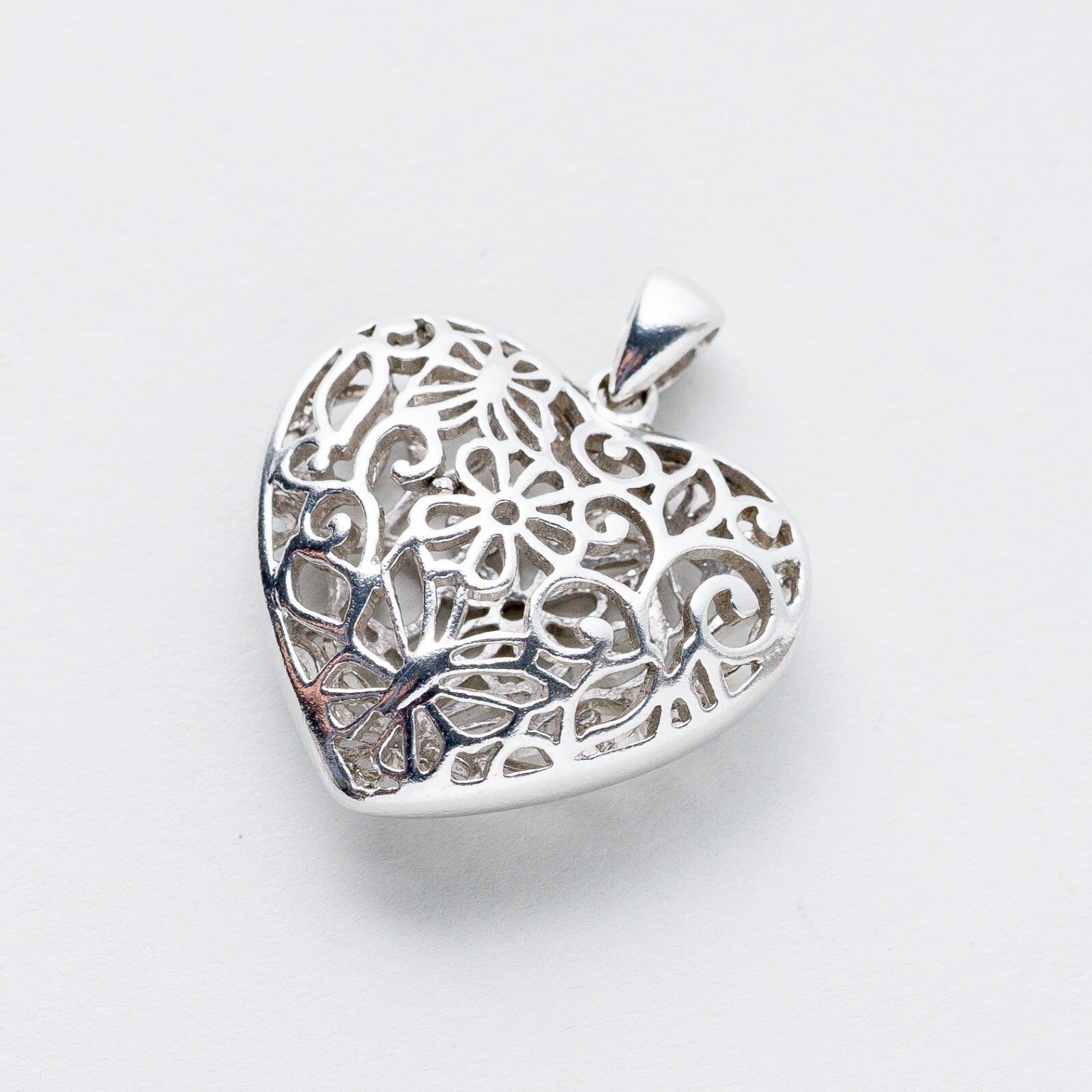 Anhänger Silber 925 Herz 2,7 cm 4,75 g0