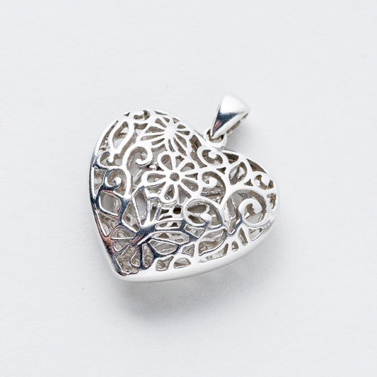 Anhänger Silber 925 Herz 2,7 cm 4,75 g0