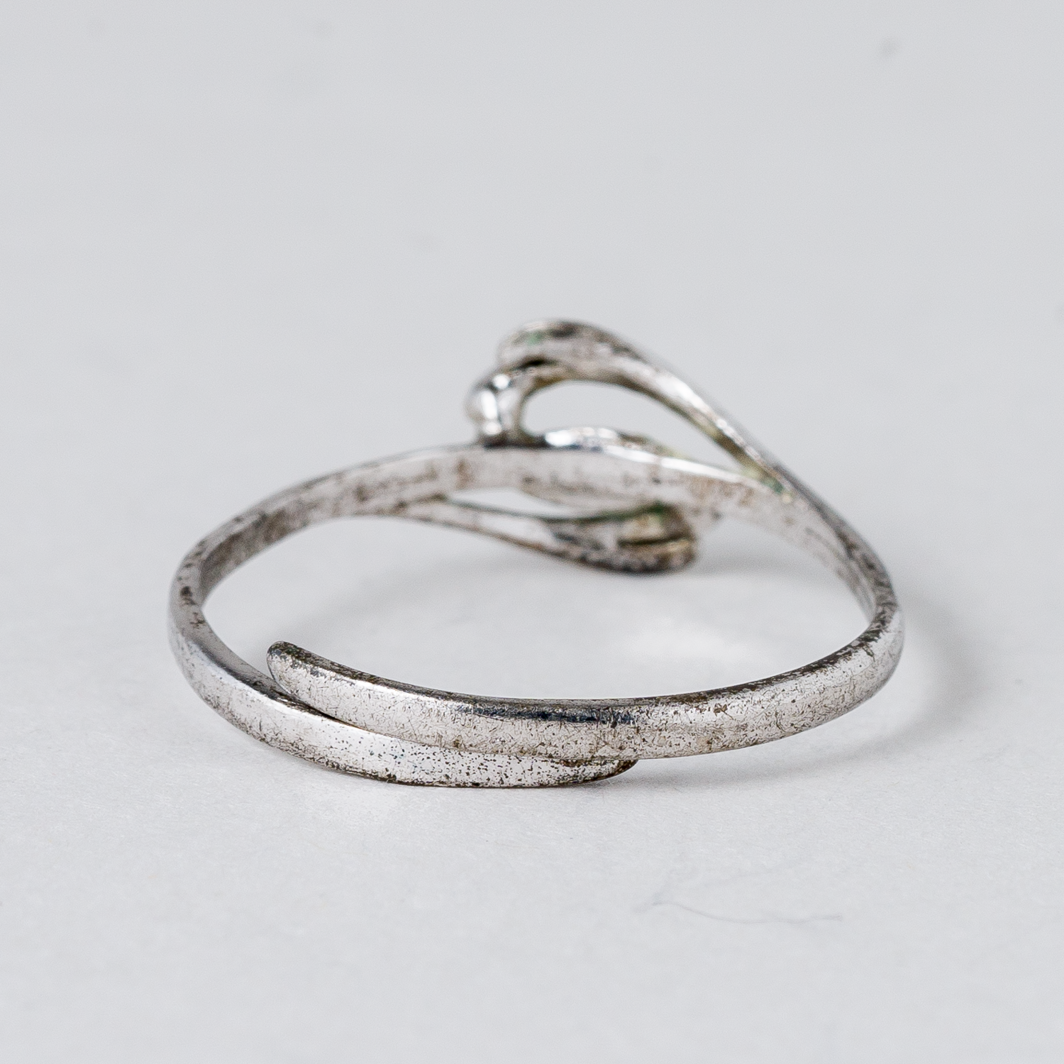 Ring ohne Stein 835er Silber 1,05 g Größe flexibel2