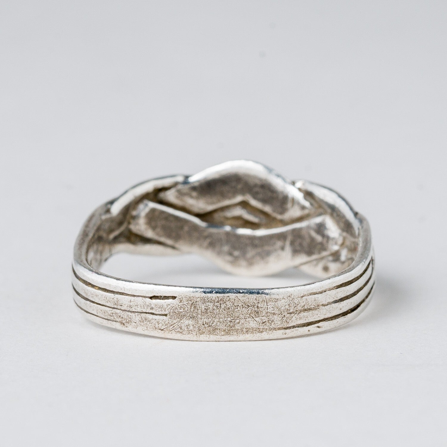 Silber Ring 925 Größe 56 (17,8 mm Ø) 3,54 g3