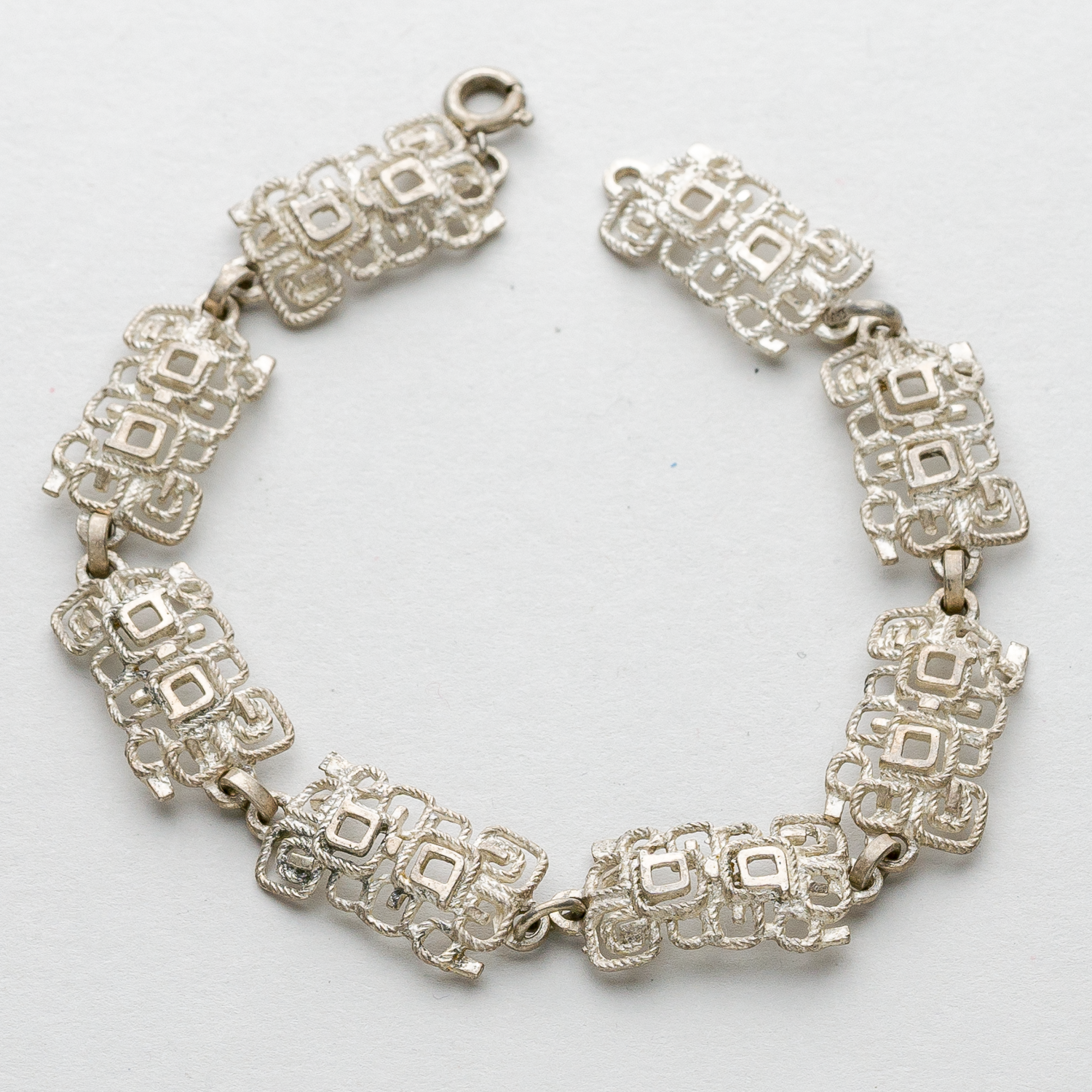 Armband 1 cm breit Silber 8,75 g 18 cm0