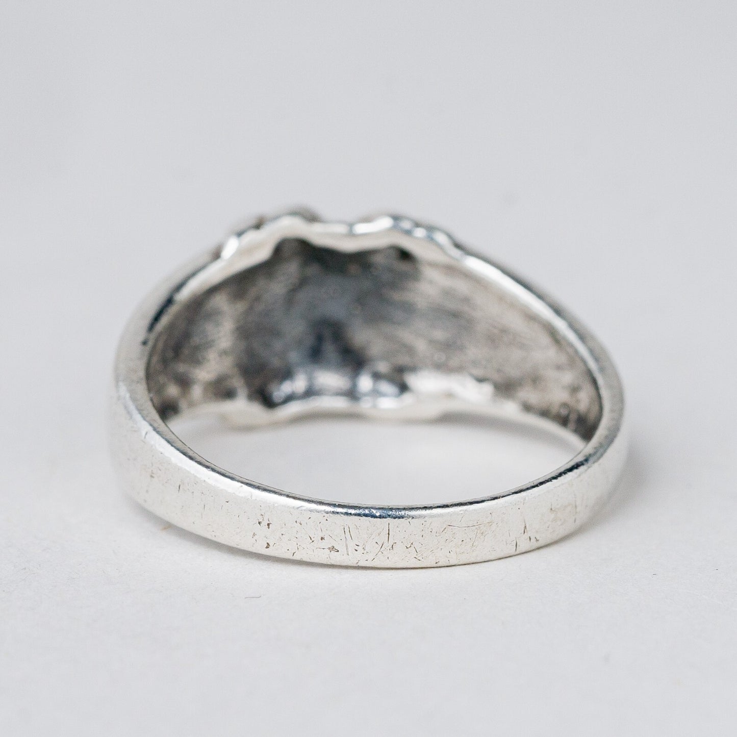 Silber Ring 925 Größe 61 (19,4 mm Ø) 5,45 g3