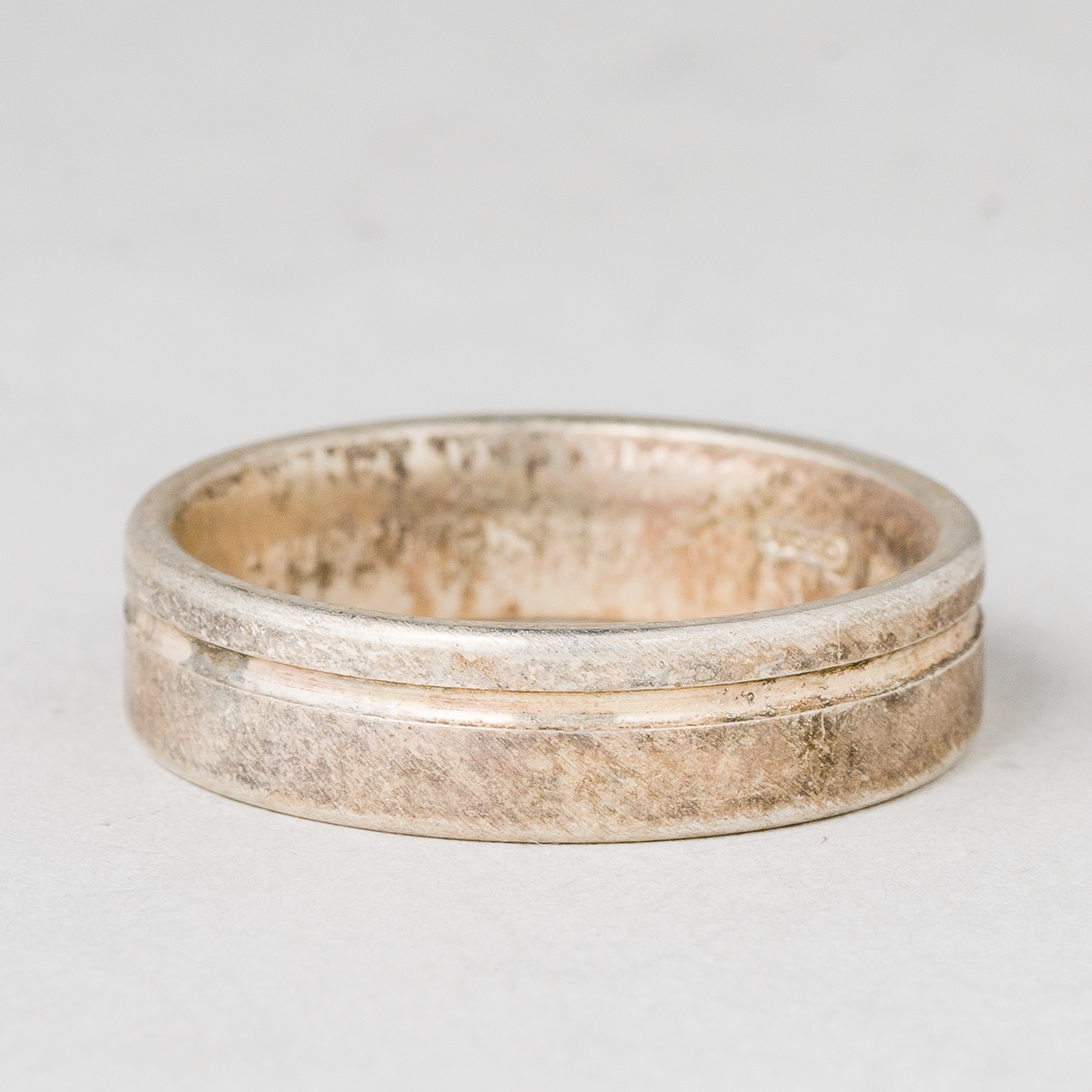 Ring 925er Silber 6,45 g Größe 64 (20,3 mm Ø)0