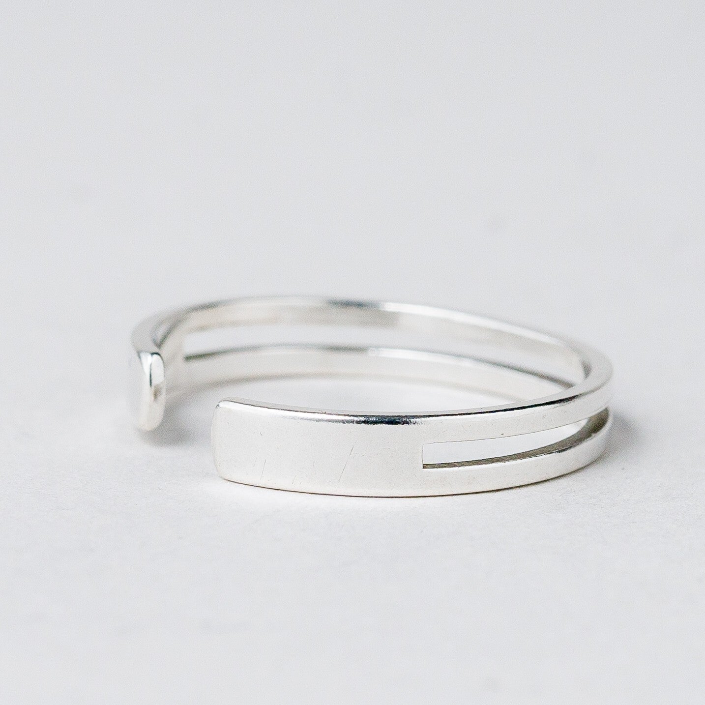 Ring Silber 925 Größe flexibel ca. 58 1,43 g3