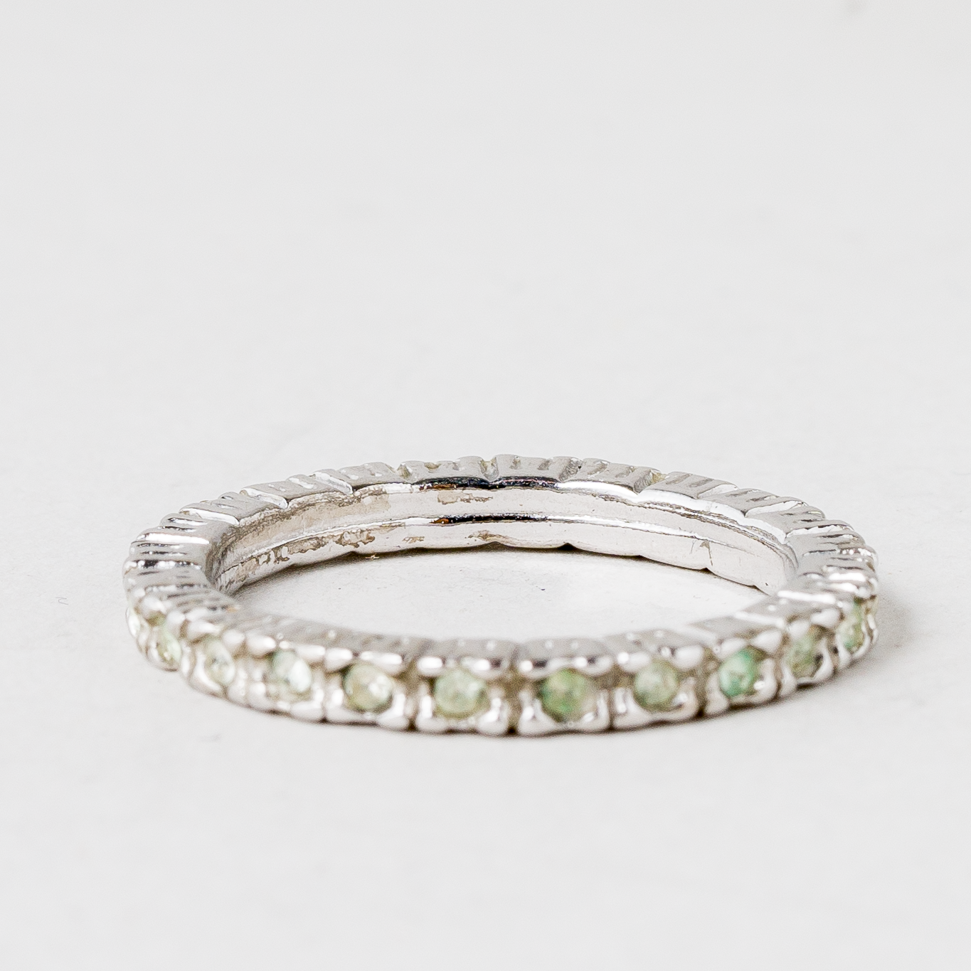 Ring Steinbesatz Silber 2,52 g Größe 52 (16,5 mm Ø)1