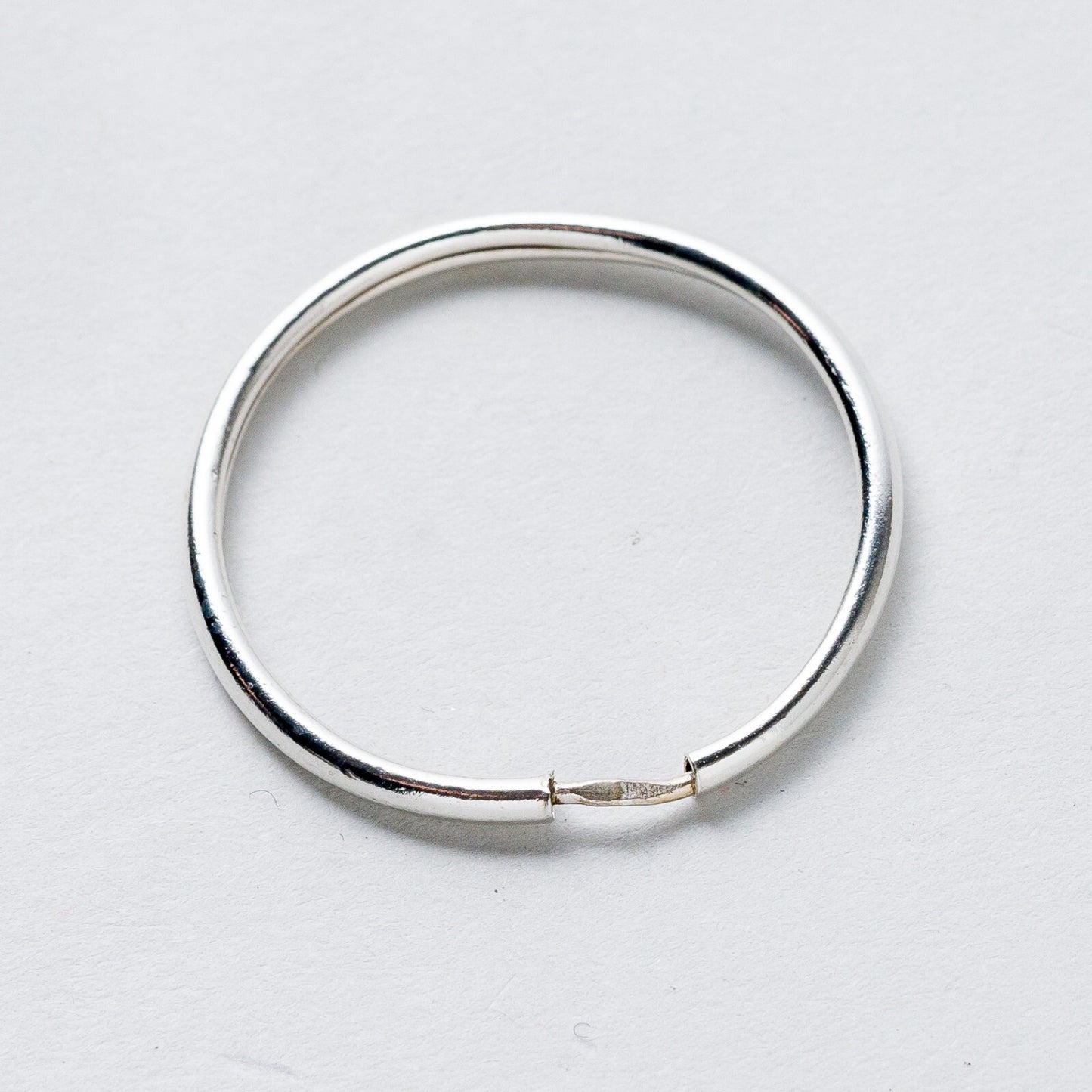 Einzelner Ohrring Creole Silber 925 0,68 g4