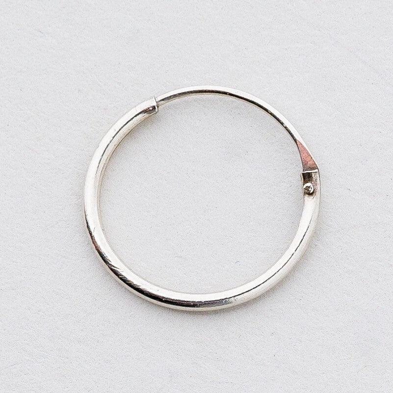 Einzelner Ohrring Creole Silber 0,27 g3