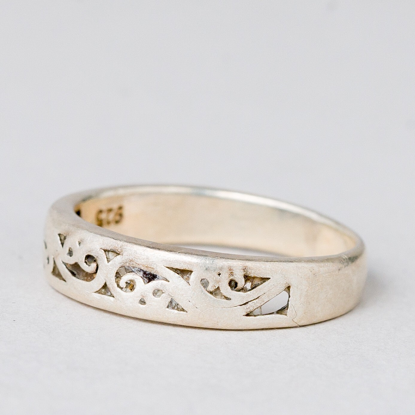 Ring 2,16 g 925er Silber Größe 52 (16,5 mm Ø)0