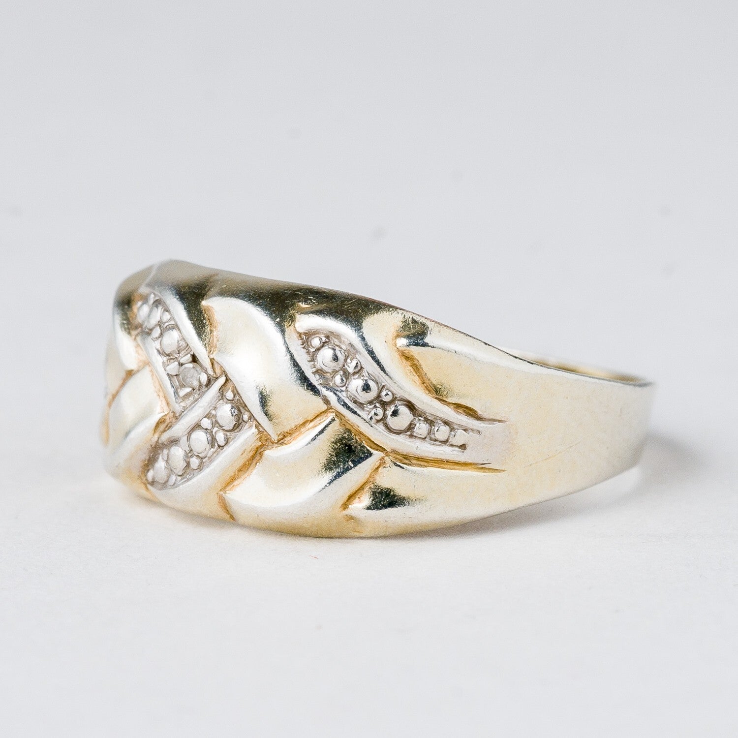 Silber Ring 925 Größe 56 (17,8 mm Ø) 1,56 g0